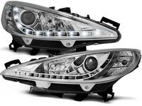 Scheinwerfer Paar Peugeot 207 06-12 Daylight Led Chrom