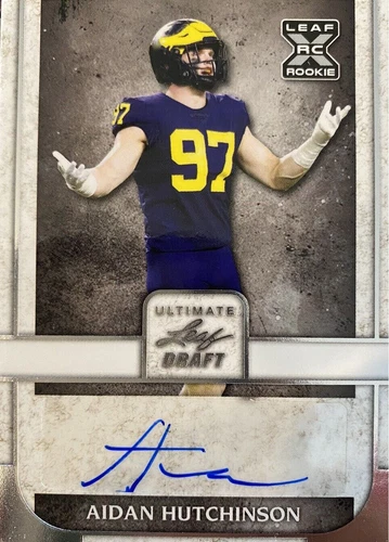 2022 Leaf Ultimate Draft Aidan Hutchinson #BA-AH1