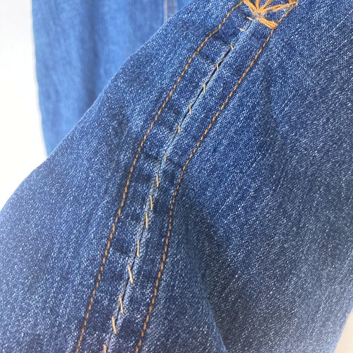 Zana Di Jean Skirt Womens 22 22W Long Western Boho Asymmetric Front Slit Denim - 第 9/13 張圖片