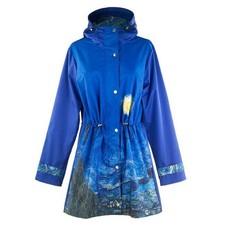 Galleria Raincoat Van Gogh Starry Night, Blue