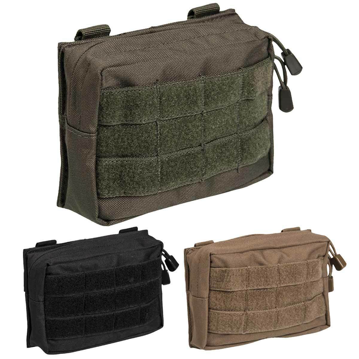 MOLLE Utility Belt Pouch Zipped Airsoft Security Tactical Army Webbing 17 x 12cm