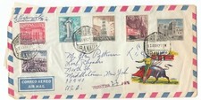 1971 Spain to USA Airmail Cover with Postage Due