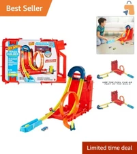 Ultimate Toy Car Track Builder Playset - 14 Components & 1 Vehicle Included
