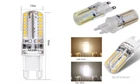 G9 led 2835 4W 5W 6W bulb 220V COB daylight 5000k cold warm white SMD corn lamp