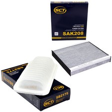 Filter Set Inspektion SCT Luftfilter + Innenraumfilter für Toyota Yaris 1.0 1.3 