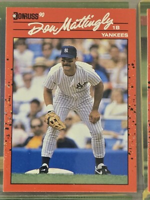 1990 Donruss Don Mattingly" Super rare "ERROR Card | eBay