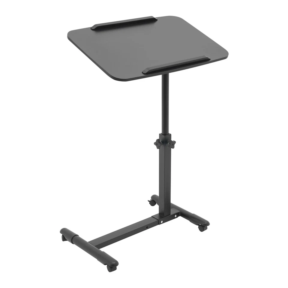 Bedside Table Adjustable Hospital & Home Use Bed Table Rolling Laptop Table - Image 4 of 4