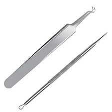 Blackhead and Splinter Remover Tools - Stainless Steel Professional Easily