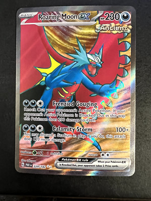 皇后　hervest moon × blueQueen mix spore Roaring Moon ex 229/182 Sv04: Paradox Rift Holo | eBay