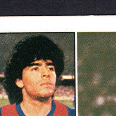 Figurine Panini Maradona N°176 - Calciatori 1985/86 - Autocollante Avec Velin Reconstitué