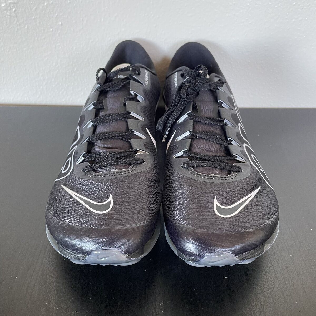 NEW Nike Air Zoom Maxfly Black White Track Spikes DN6948-001 NEW Nike Air Zoom Maxfly Black White Track Spikes DN6948-001