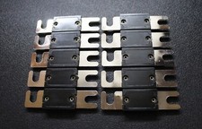 10 PK 200 AMP ANL FUSE FUSES NICKEL PLATED INLINE WAFER CAR AUDIO STEREO ANL200