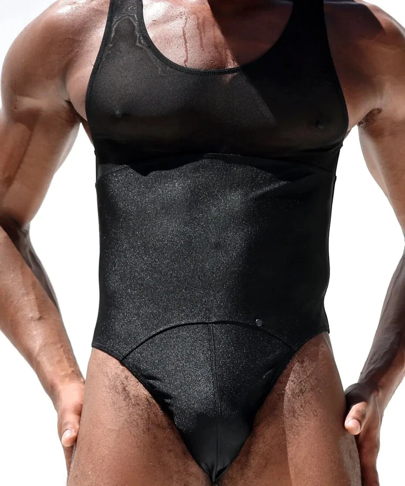Body RUFSKIN PALACIO Lustroso Singlet Perfectamente Transparente Negro 74 Foto 4 de 4