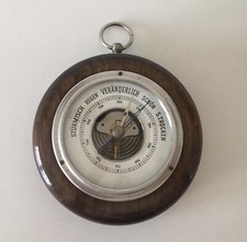 Vintage Barometer Wandbarometer 13 cm Durchmesser 5350