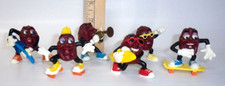 California Raisins Lot of 6 Vintage 80's PVC 2" Figurines by Applause