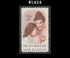 USA5 #1824 MNH Helen Keller and Anne Sullivan