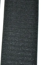 1 in, 1.5in, 2in, 3in & 4in Black Sew on (Hook Side Only) Non-Adhesive Tape