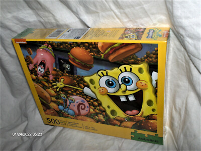 Spongebob Schwammkopf Puzzle 500 Teile 35 x 48 cm   Neu,OVP,Lizenz-Rarität