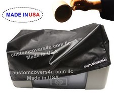 HP Photo Smart 7520 Printer Black Custom Dust Cover  Embroidery  Made in USA