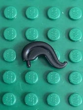 LEGO 1x - BLACK - Minifigure Plume Feather Large Castle 6066 6035 6073 1974