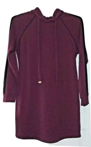 JUNIORS COLORBLOCK HOODIE DRESS 