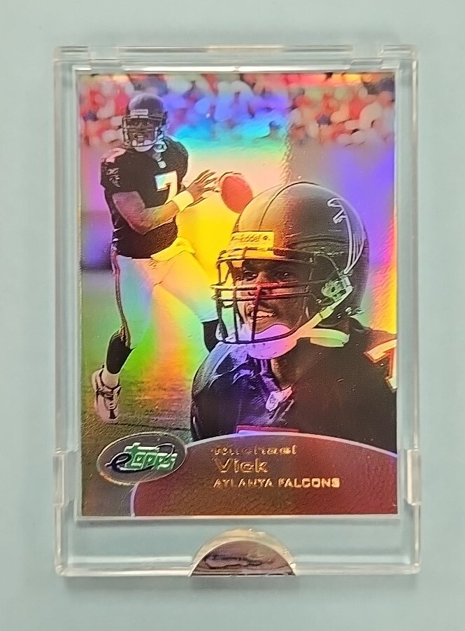 2001 eTopps Michael Vick Rookie RC #140 Card Uncirculated Encased 