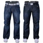 Men's Smith and Jones Designer Straight Leg Regular Fit Relaxed Denim Jeans