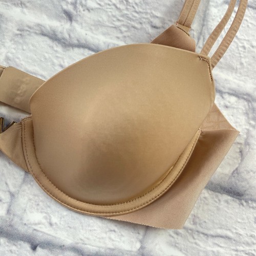 VICTORIA'S SECRET SEXY ILLUSIONS NUDE LIGHTLY LINED DEMI BRA 32C - Picture 6 of 12