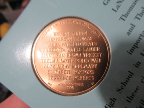 2007 US Mint Little Rock Coin & Medal Set, BU Silver Dollar & Bronze Medal, Gift - Picture 4 of 7