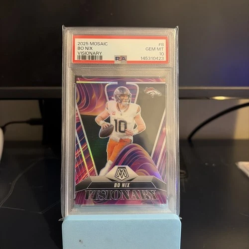 2025 Panini Mosaic - Visionary Bo Nix #8