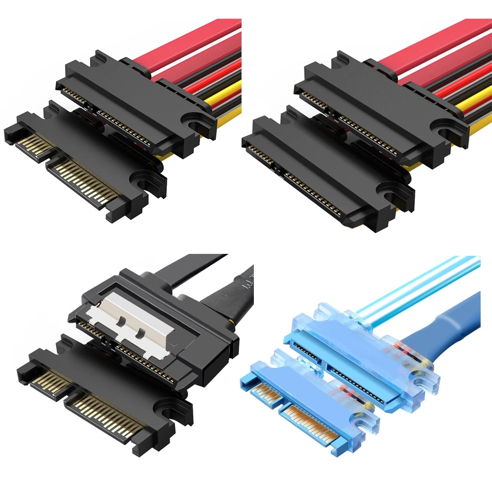 SATA 3 Alimentazione Cavo Splitter - Giro 1 Connettore IN 3 SATA 3 Alimentazione Cavo Splitter - Giro 1 Connettore IN 3