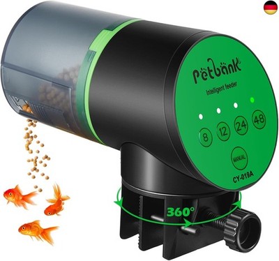 Automatic Fish Feeder, Fish Feeder with Battery Operated, Fish Feeder for Aquari