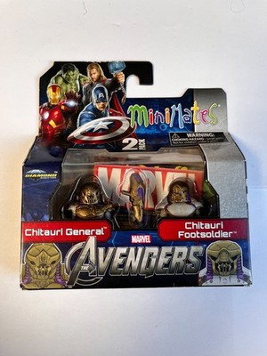 Marvel Avengers Minimates Serie Chitauri General & Fußsoldat Spielzeug Mini Set