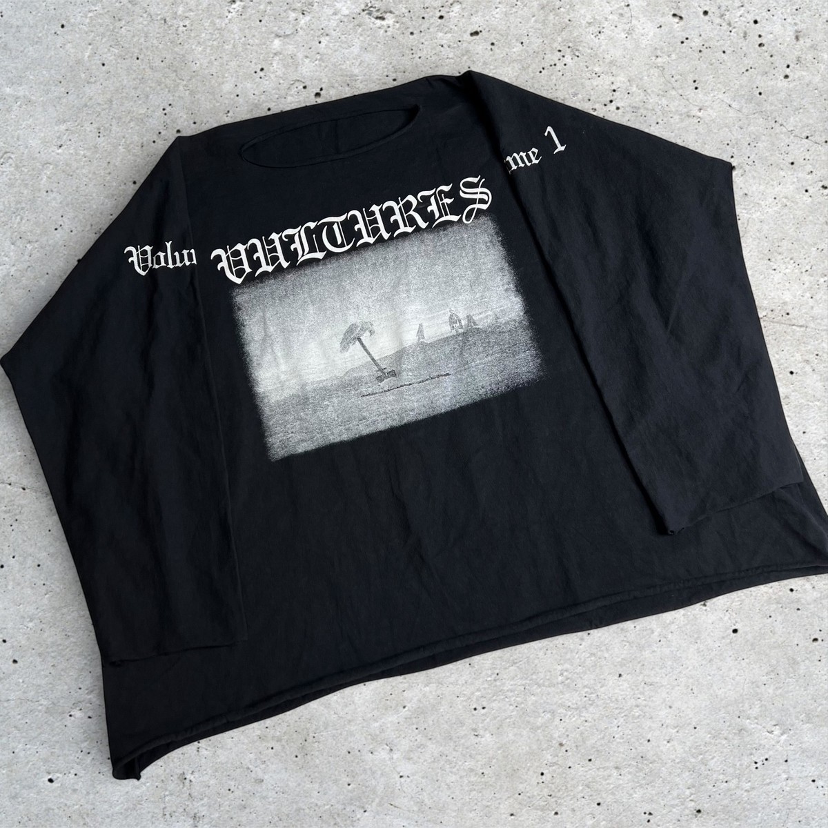 Kanye West YZY Yeezy Gosha Vultures Volume 1 Long Sleeve Graphic