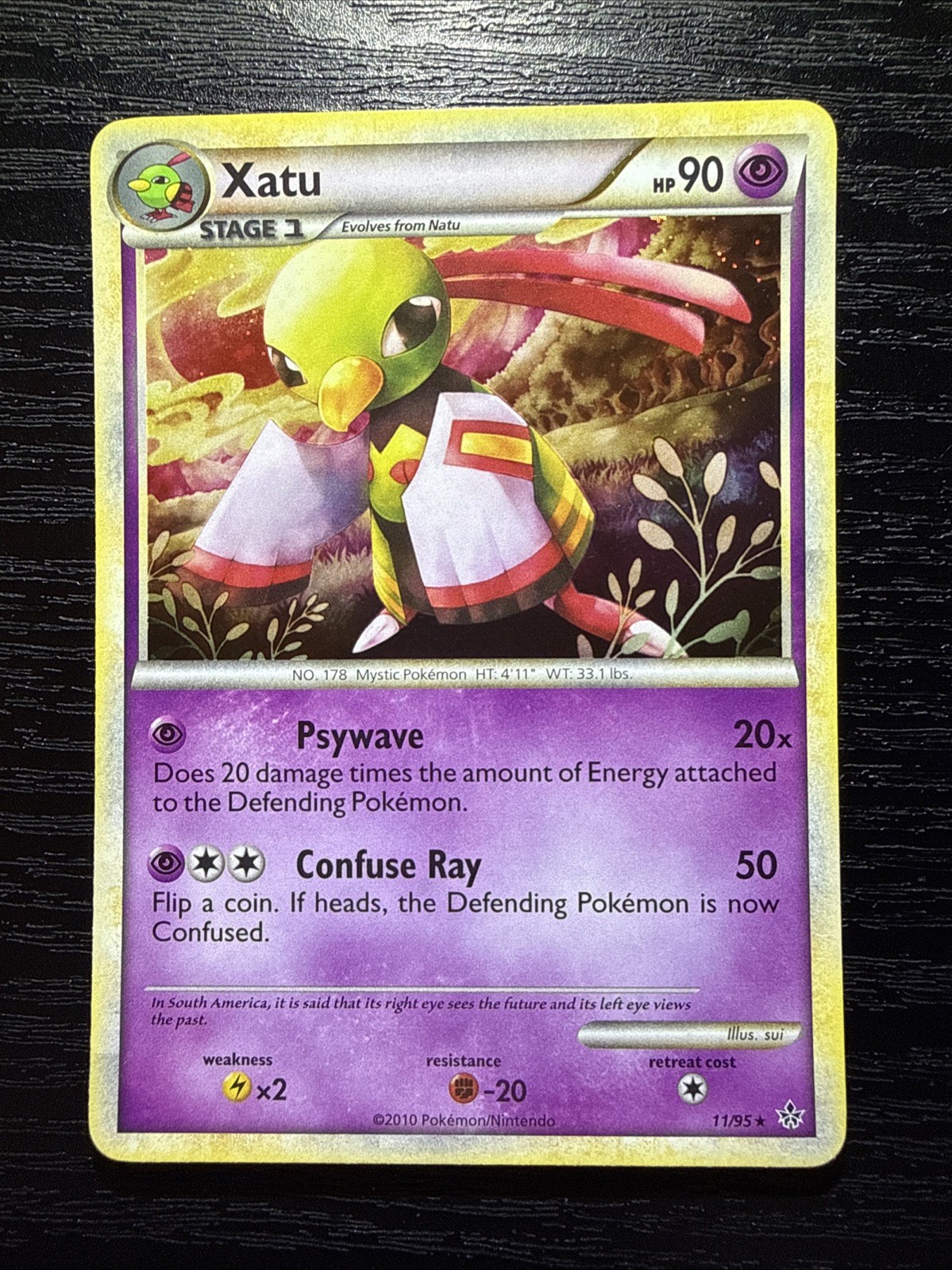 Pokemon Card - Xatu Unleashed 11/95 Holo Rare