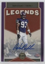 2022 Panini Legacy Legends Violet Auto 2/2 John Randle #121 Auto HOF nd3