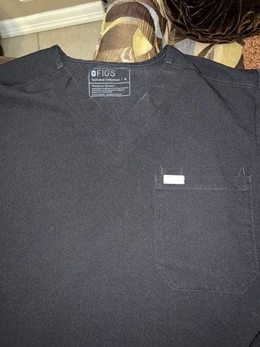 Figs Men’s Scrub Set Technical Collection Black Pants Size M/S Top Size M - Picture 3 of 11