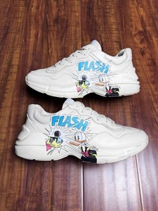 NEW Gucci Major Web Disney Print High Sneakers White 9 G or 9.5 US or 43 EUR Gucci Disney Sneakers | eBay main image 3