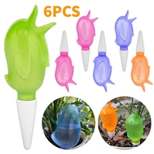 6PCS Plant Waterer Garden Self Bird Shape Automatic Drip Watering Spikes Devices