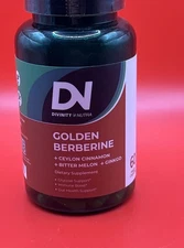 4-in-1 Golden Berberine Supplement with Ceylon Cinnamon Bitter Melon Ginkgo...