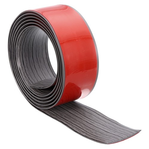 2" x 6.56Ft Floor Transition Strip Self-Adhesive Floor Edge Trim, Dark Gray Wood - Picture 1 of 7
