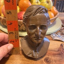 Collectible Statue Bust Head Shoulders Unknown Maker and Person See Images