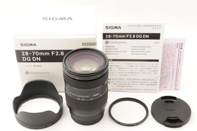 [Neuwertig mit Box Hood] SIGMA 28-70mm f/2.8 DG DN Contemporary Objektiv...