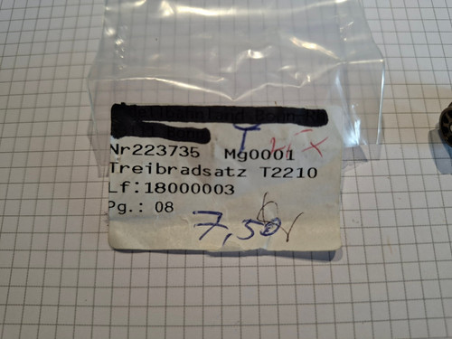 Juego de ruedas MAERKLIN repuesto E 223735 Trix NUEVO | Condition: Gebraucht
