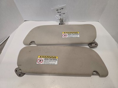 1994 - 2001 Dodge Ram 1500 2500 LH & RH Sun Visors Set OEM Gray Cloth A689