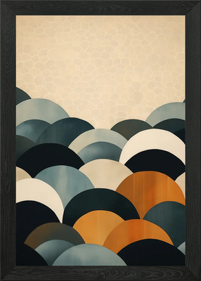 Abstraktes geometrisches Muster gerahmtes Wandbild Poster Leinwanddruck Bild