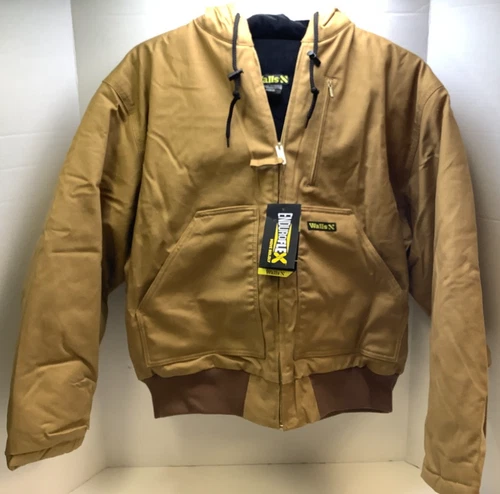 Walls EnduroFlex Insulated Bomber Jacket, Brown, Duck Canvas, Men's Large - product listing photo