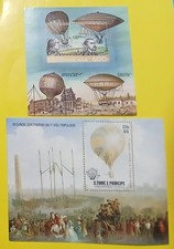 Ballon, Airships 2  Blocks  MNH  S.Tome and Principe, Central  Africa  stamps