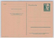 DDR Ganzsache P 40/02 ungebraucht 10 Pfg. August Bebel 1950 019