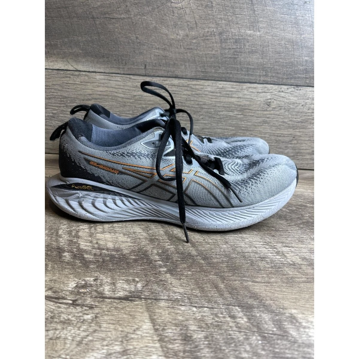 Asics Gel Cumulus 25 White Grey for sale | eBay